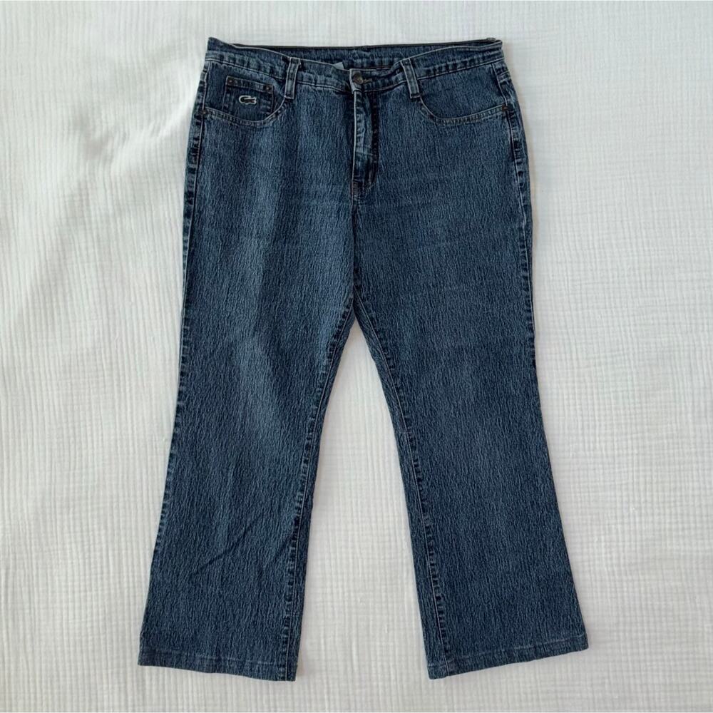Lacoste Relaxed Straight Leg Jeans - Blue - Tag 36 (Fits like US 12)‎ - AS IS